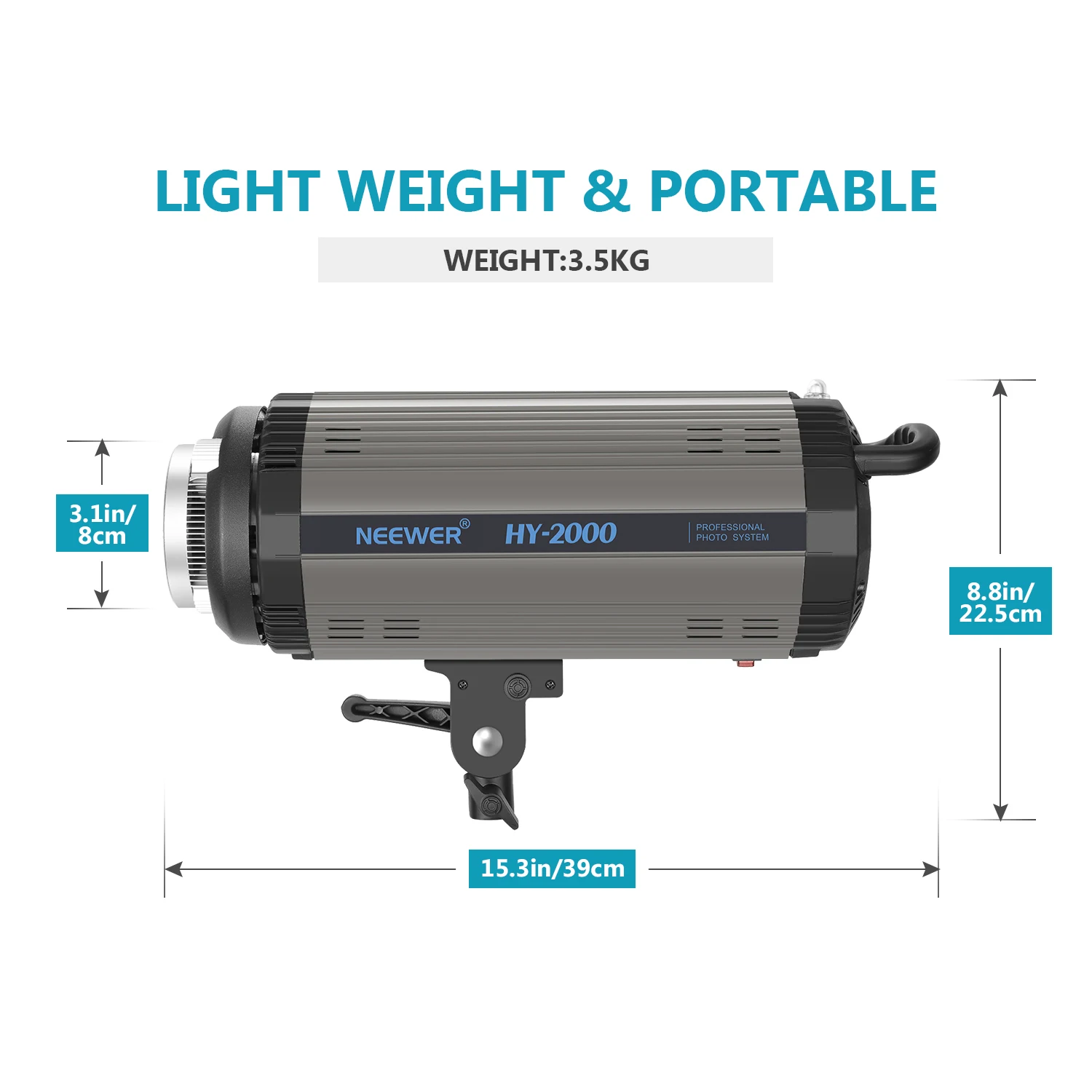 US $222.34 Neewer 200Ws Dimmable LED Video Light 5600K Daylight Balanced Video Light21000LM Continuous Lamp With Bowens Mount For YouTube