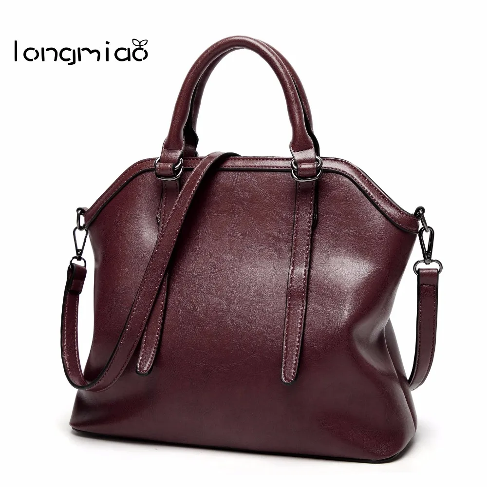 

longmiao New European American Style Women Shoulder Bags High Quality PU Leather Women Shell Designer Handbag for Girls Bolsa