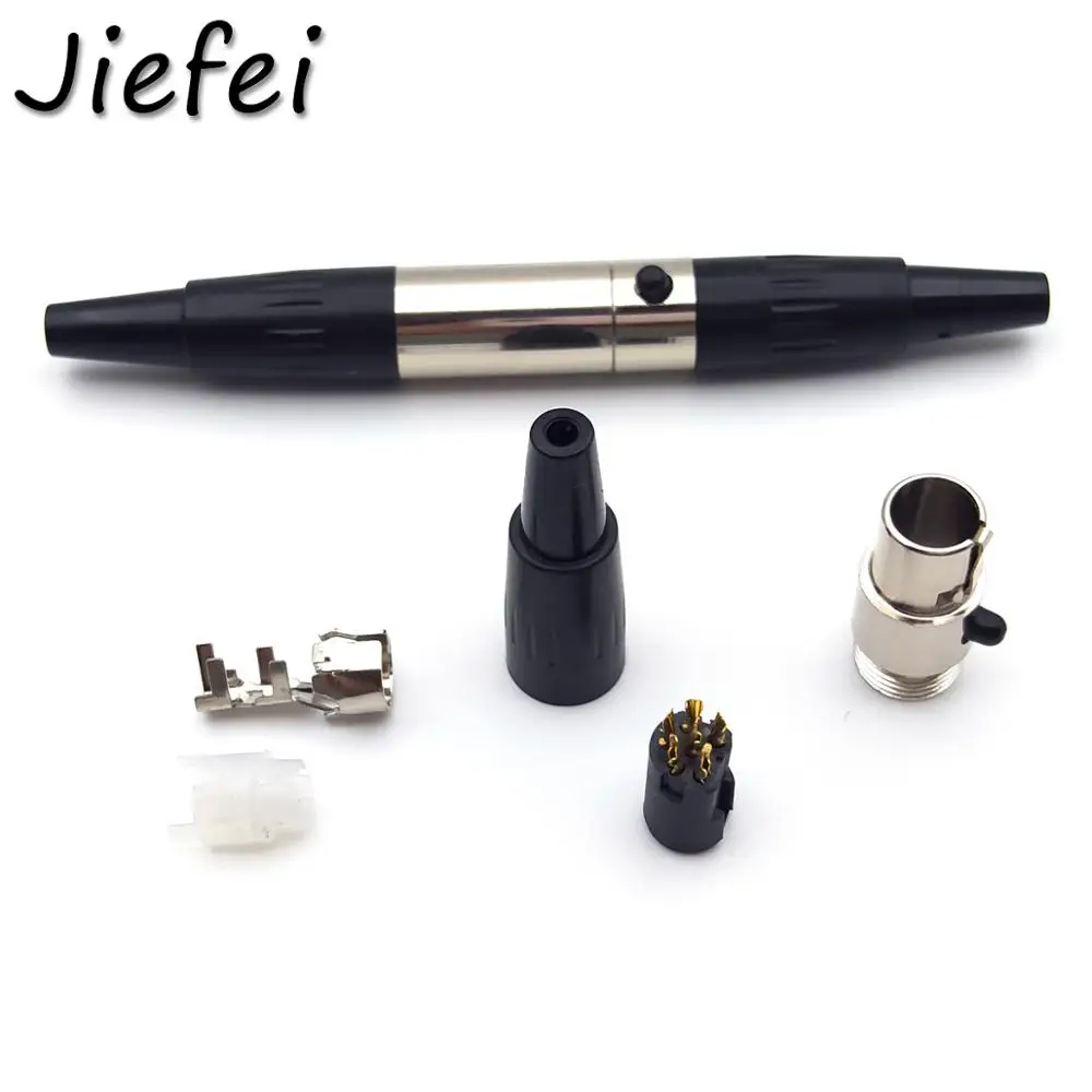 20 комплектов высокое качество Mini XLR 3 4 5 6 Pin Male + Female Plug аудио разъем микрофона для
