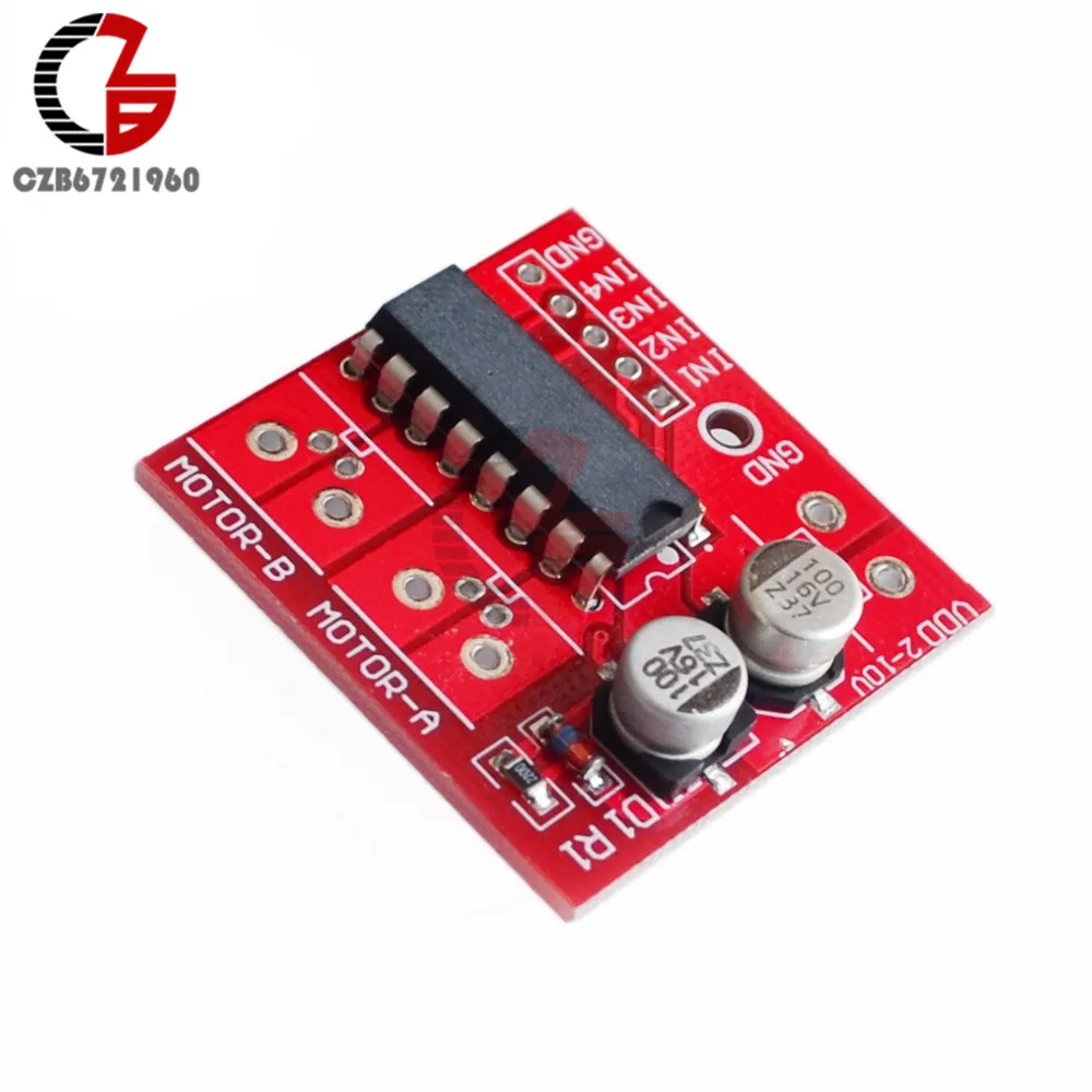 

Mini Dual 2 Channel 2.5A DC Motor Driver Module Beyond L298N PWM Speed Control