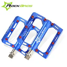 "Rockbros велосипед MTB педали из магниевого сплава титана шпинделя платформы педалей велосипед цикл Велоспорт 9/16"" Пломбированный Pedales, 5 цветов"