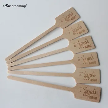 

x500 Custom logo Party Sticks Stirrers Wood Stir Sticks Drink Stirrers company Swizzle Sticks Baby Shower bachelor party Wedding
