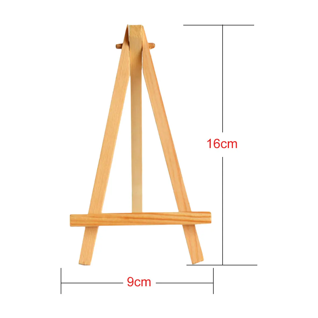 1 шт. мини Художника Деревянный трианговый мольберт деревянная Свадебная настольная подставка для карт дисплей держатель для вечерние украшения