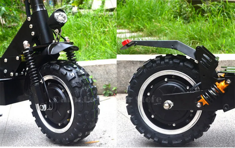 11 Inch Off Road Electric Scooter 60V 2400W Powerful Foldable Electric Bicycle Bike Skateboard for Adults  (22)