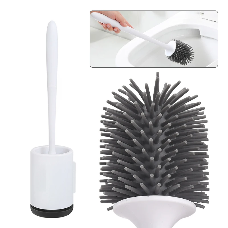 Cleaning Brush Toilet Bowl Brush TPR Bathroom Accessories Housekeeping