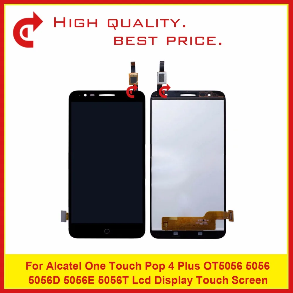 

High Quality 5.5" For Alcatel One Touch Pop 4 Plus OT5056 5056D 5056E 5056T LCD Display With Touch Screen Digitizer Sensor Panel