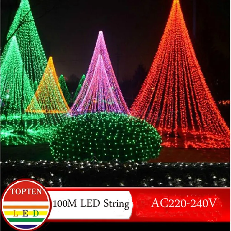 Novelty 600 leds 100 M flasher tali Pencahayaan untuk outdoor/indoor Pernikahan Partai pohon natal dekorasi Peri Lampu Twinkle