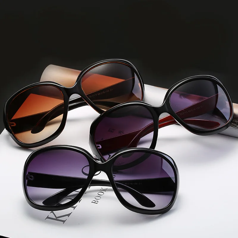Женские солнцезащитные очки, Роскошные,, винтажные, Овальные, негабаритные, поляризационные, уф400, высокое качество, солнцезащитные очки, oculos de sol