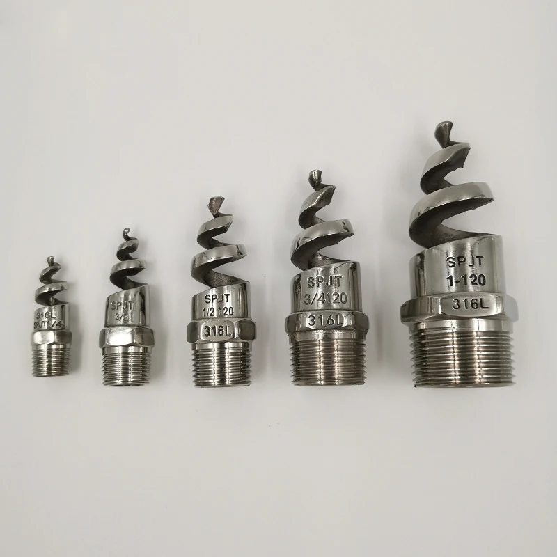 Спиральная Насадка SPJT из нержавеющей стали 316L 1 шт. 3/8 &quot(DN10) для садового