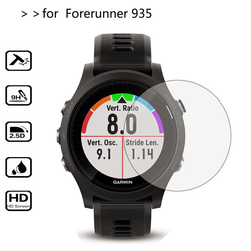 2.5D 9H взрывозащищенное Закаленное стекло Защитная пленка для Garmin Forerunner 935 SmartWatch