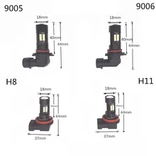 H8 H11 HB3 9005 HB4 9006 6000K Super Bright White car light halogen lamp bulb Car Styling Headlight Fog Lights