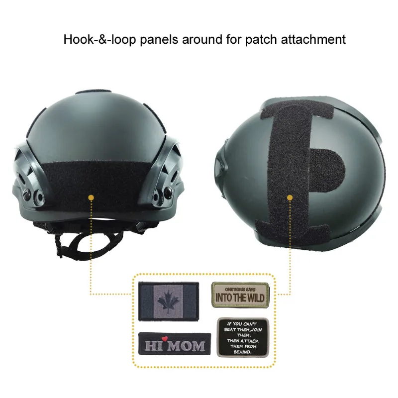 OneTigris Le Casque De La Version Mich 2002 Tactique Militaire en ABS pour Airsoft Paintball
