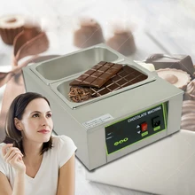ITOP 8KG Capacity 2 Lattices With 2 Pans Digital Chocolate Melting Machine Stainless Steel Chocolate Melting Pots
