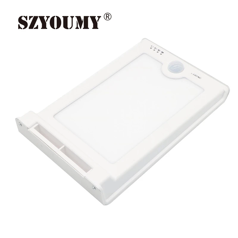 

SZYOUMY High Quality Human Body Induced Solar LED Light 46 LEDs Lamp beads Motion Induction Lamp 5.5V LED Solar Light ABS Lamp