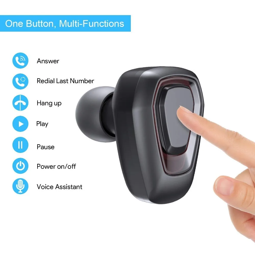 A7 TWS Bluetooth наушники Стереогарнитура Спортивные с зарядным боксом для iphone Android PK X2T