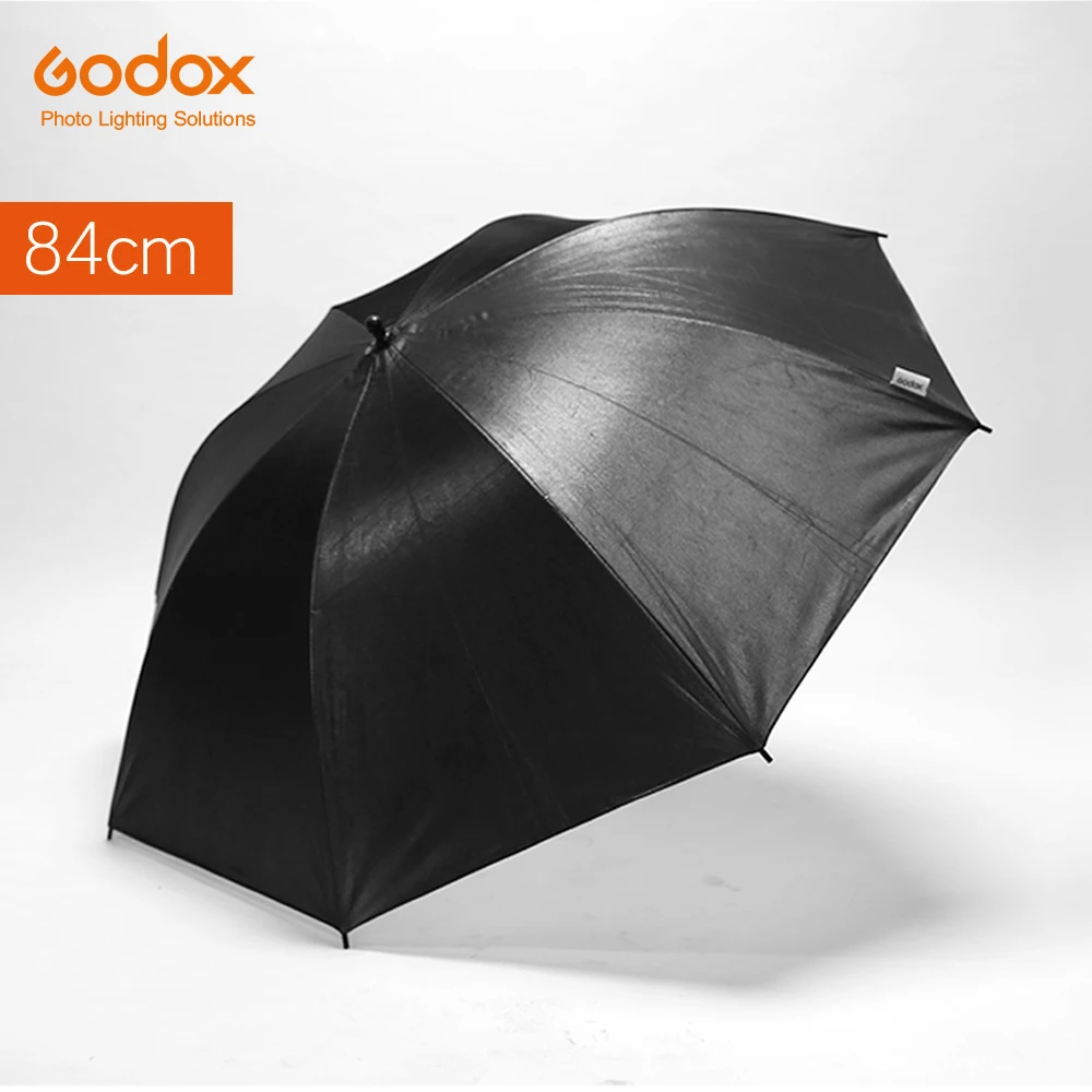 

Godox 33" 84cm Reflector umbrella Photo Studio Flash Light Grained Black Silver Umbrella