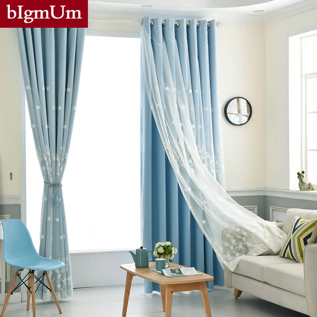New Style Window Curtains For Living Room Bedroom Blackout Windows New Style Window Curtains For Living Room Bedroom Blackout Windows D Of Past Modern Embroidered Tulle