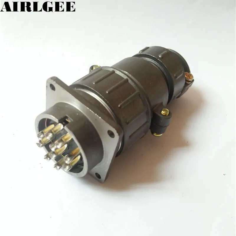

P32K11Q AC 250V 25A 10 Pins Circular Aviation Connector Free shipping