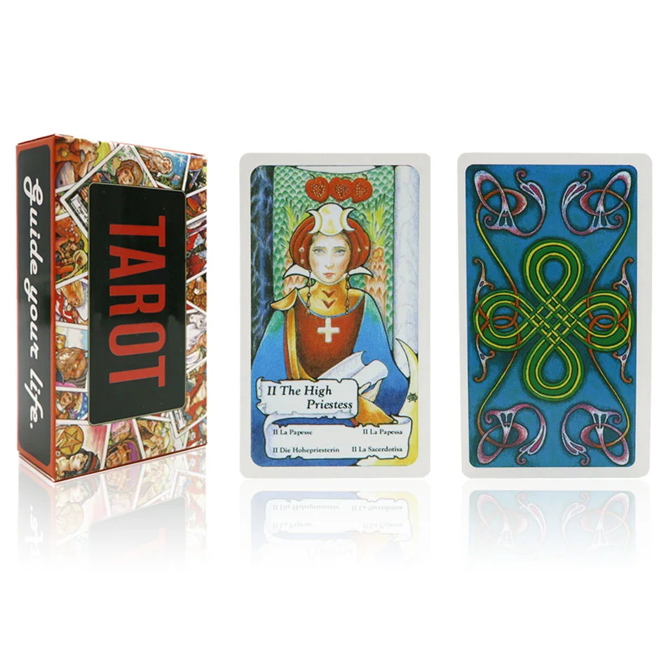 

2018 new tarot cards secret of ancient for divination personal use card game