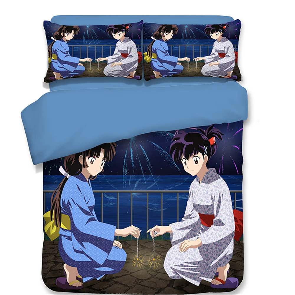 3d Inuyasha keq020 Anime lit housses de coussin Quilt Couverture Couverture Bea 