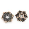 DoreenBeads Zinc Metal Alloy Beads Caps Flower Antique Copper Silver Color Jewelry DIY Findings Handmade Accessories, 50 PCs ► Photo 3/6