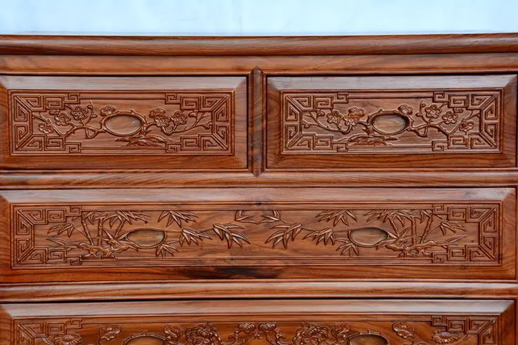 Мебель из красного дерева комод палисандр китайские резные деревянные шкафчики спальня комод шкафы