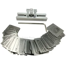 219pcs/lot Direct Heat BGA Reballing Station Stencil Kit Direct Heating BGA Stencils for Intel XBOX Game BGA Repair Rework 219pcs/lot Direct Heat BGA Reballing Station Stencil Kit Direct Heating BGA Stencils for Intel XBOX Game BGA Repair Rework