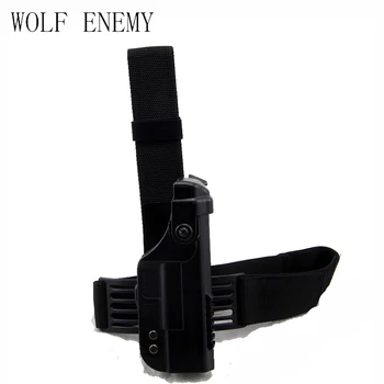 

Military Airsoft Tactical Hunting Shooting Roto Handed Gun Clip GLOCK Holster BK/TAN Colour