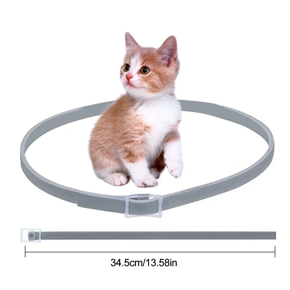 Pet Cat Collar Anti Insect Mosquitoes Waterproof Repellent Essential Oil Flea And Tick Collar Adjustable 8 Months Protection