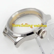 Polisehd 43 мм стерильные часы крышка из сапфирового стекла подходят съесть 6498 6497 механизм