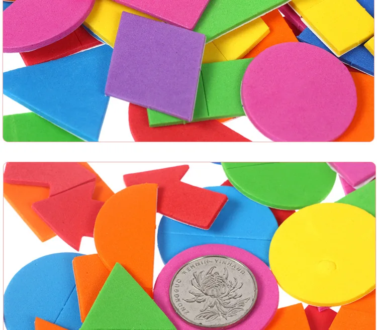 Цветной из ЭВА-пластика Дети DIY губчатая Бумага Патч ручная головоломка материалы Скрапбукинг Ремесло коллаж бумага швейная аппликация принадлежности