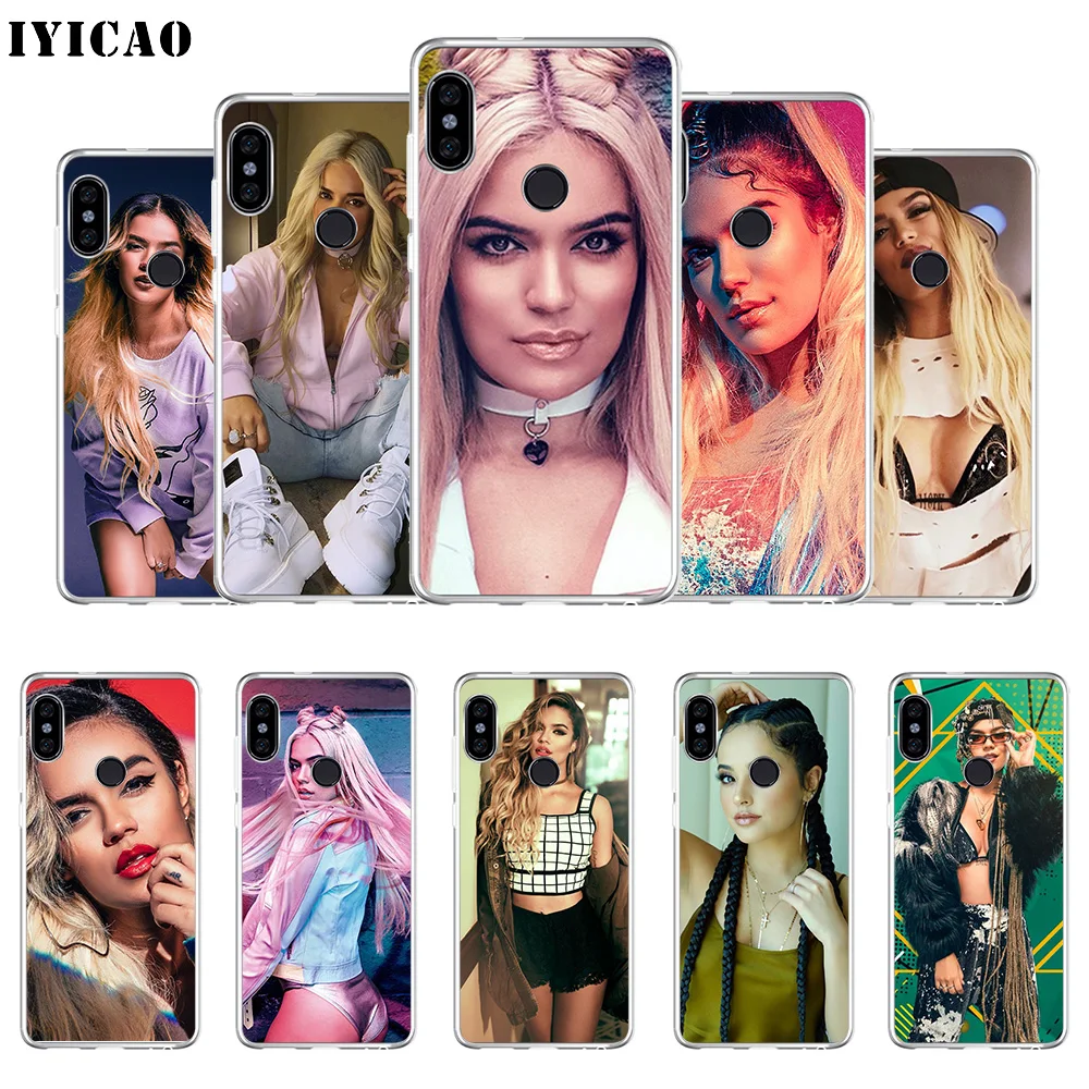Мягкий силиконовый чехол для телефона IYICAO Latin singer Karol G Xiaomi Mi 9 8 SE 6 A1 A2 Lite F1 MIX2S MIX3 из