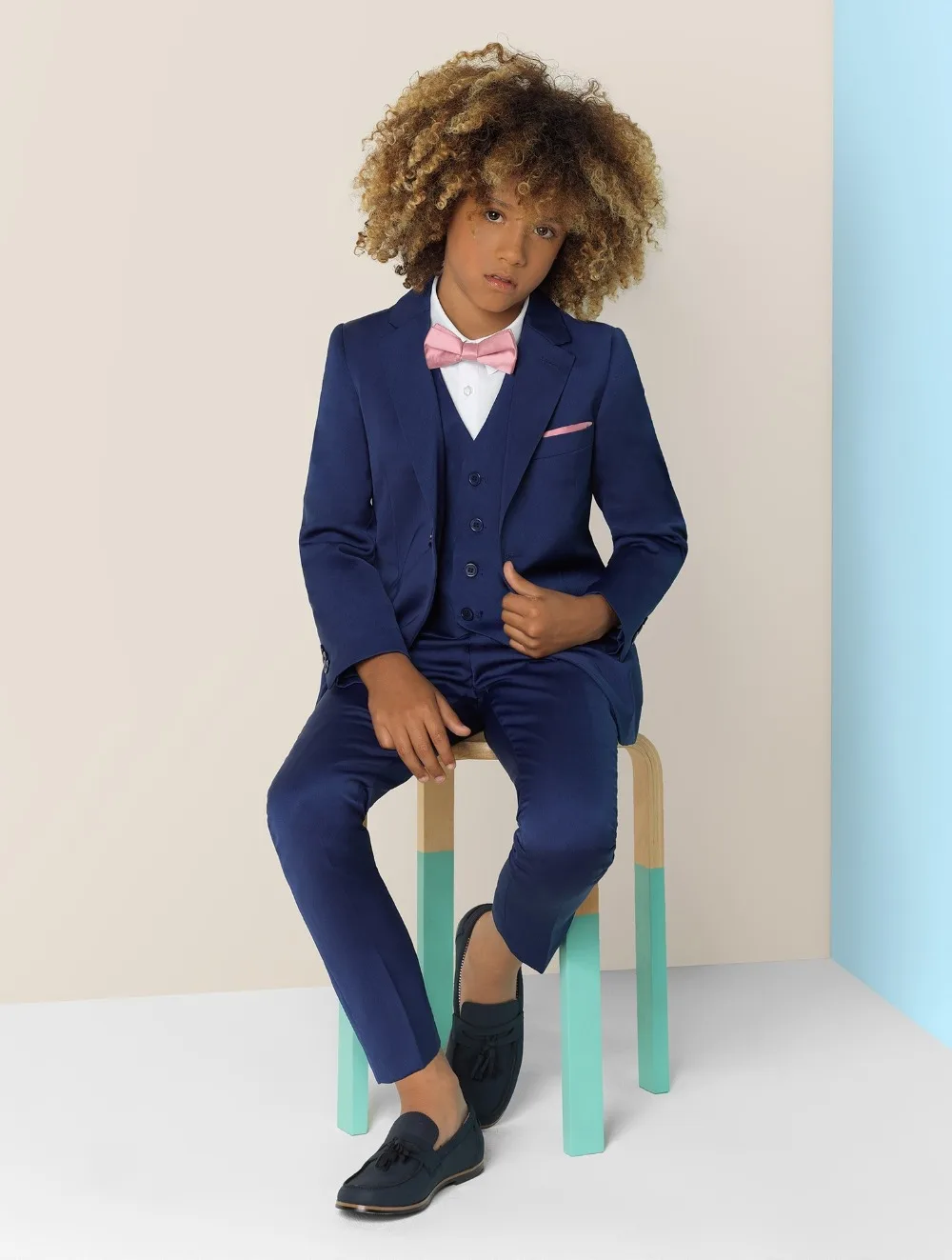 Новое поступление для мальчиков Наряд максимумом нагрудные Детские костюмы одежда, выполненная на заказ комплект из 3 предметов костюмы для выпускного(куртка+ брюки+ галстук+ жилет) 021