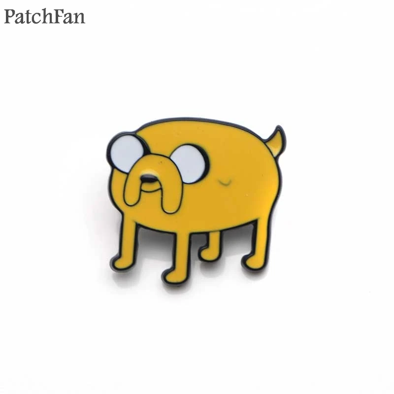 A0472 Patchfan Adventure Time модные популярные забавные очаровательные милые Мультяшные булавки для детей, мужчин, женщин, броши, аксессуары для одежды, ювелирные изделия, значки