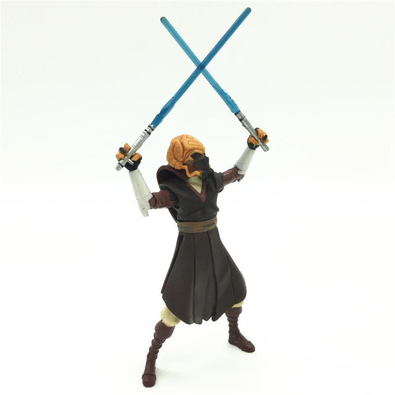 3,75 ''фигурки аниме версия Звездные войны джедай Plo Koon цельные фигурки модель куклы S011