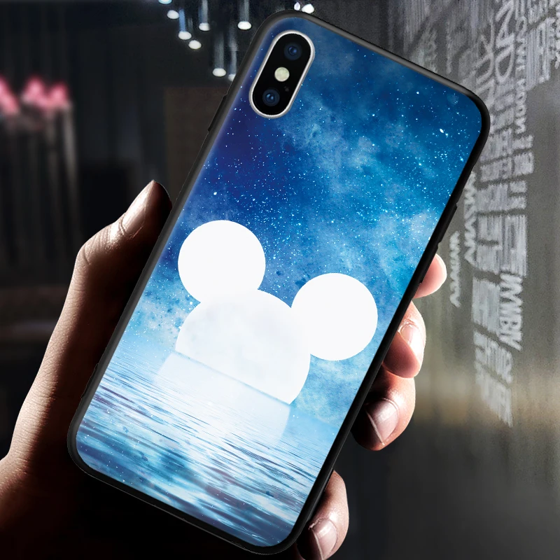 Замечательный синий звездный силуэт узор для iPhone 5 5S SE 6 6S 7 8 Plus X XR XS Max жесткий