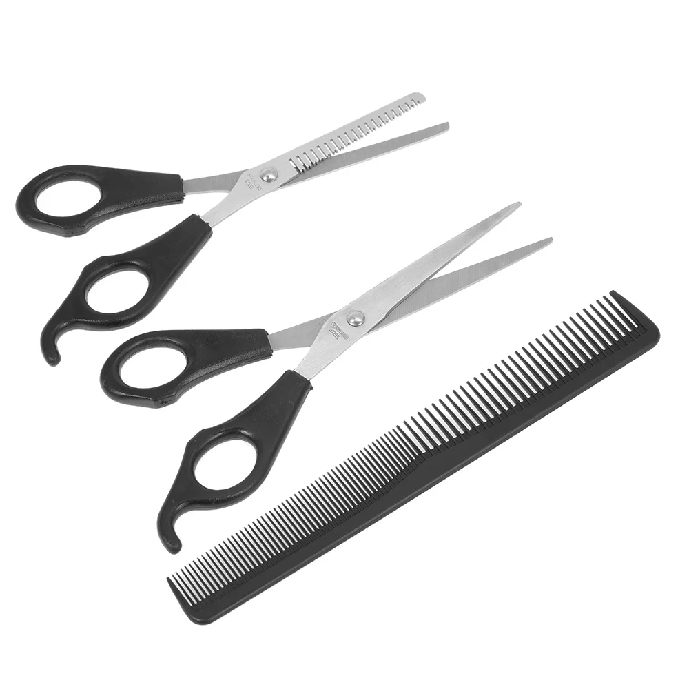 3Pcs/set Hair Cutting Scissors Set Hair Thinning Regular Scissors with