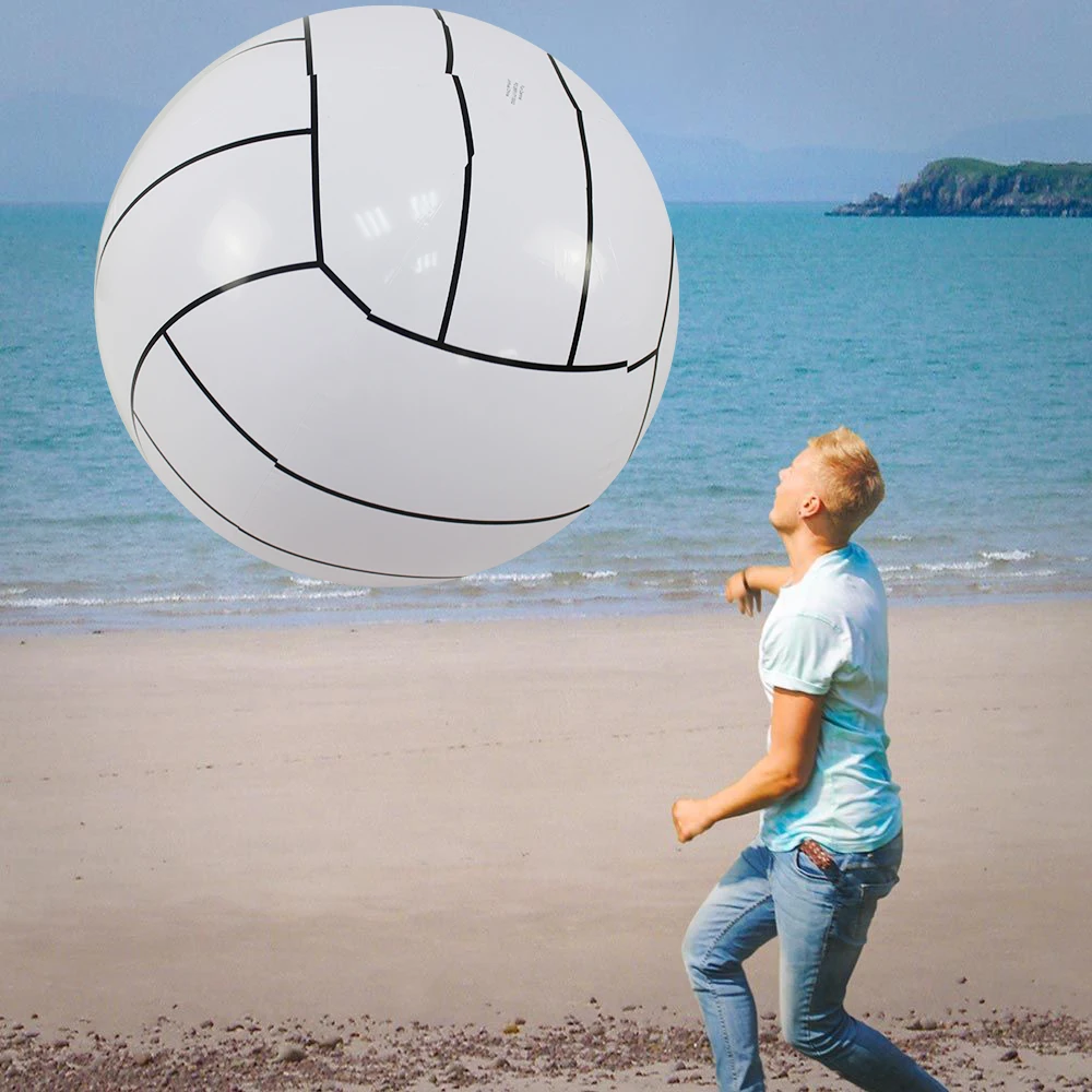 Inflatable FOOTBALL BEACH BALL 9" Swimming Pool Garden Kids Toy Fun Volley-Ball 