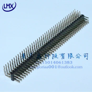 

20pcs 3x40p 120pin 2.54mm pitch triple row needle bent male pin header