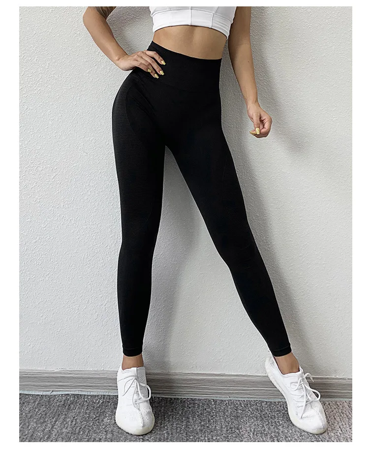 Бесшовные Спортивные лосины для женщин с высокой талией, для фитнеса, спортивные Леггинсы для занятий спортом, обтягивающие штаны для йоги