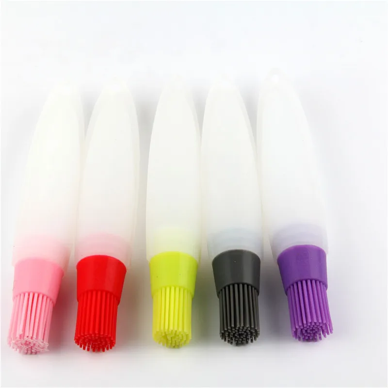 

1Piece Silicone Liquid Oil Pen Brush For Cake Butter Bread Pastry Brush Baking Tool Color send randomly