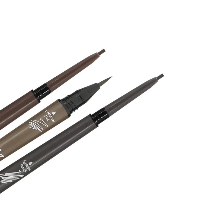

Double effect eyebrow 2 In 1 Eyebrow Enhancer Pencil Eye Makeup 3D Eye Brows Tint Natural Long-lasting Waterproof Cosmetics