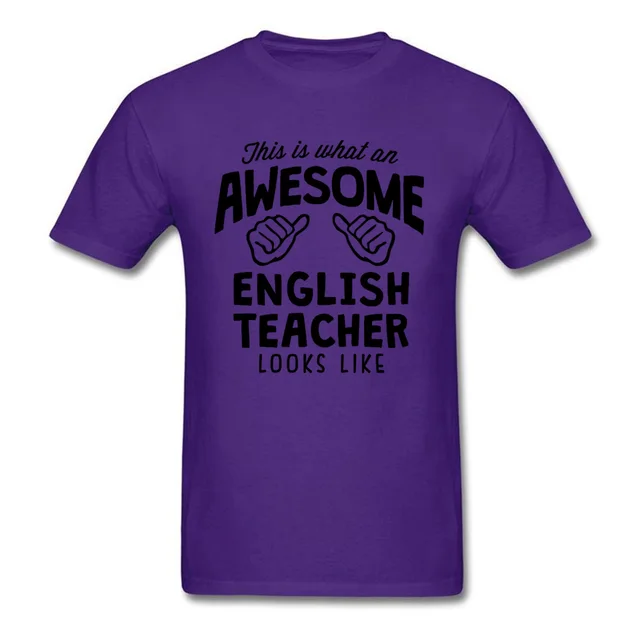 Funny Teacher T-Shirt – 'Take Chances, Make Mistakes, Get Messy' Graphic Tee, Women's Cotton Blend, Purple, Medium