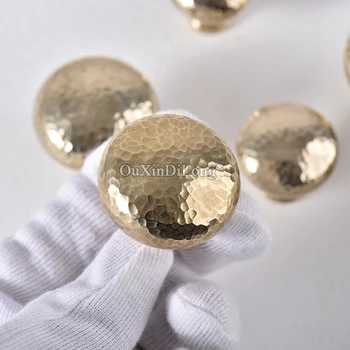 

2PCS Unique Hand Hammer Solid Brass Kitchen Cabinet Door Handles Cupboard Wardrobe Drawer Wine Cabinet Pulls Handles and Knobs