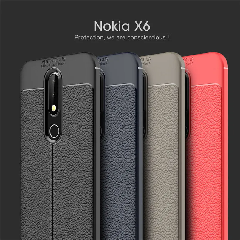

For Nokia X6 Phone Case 360 Degree Protector TPU Anti-fall Business For Nokia X6
