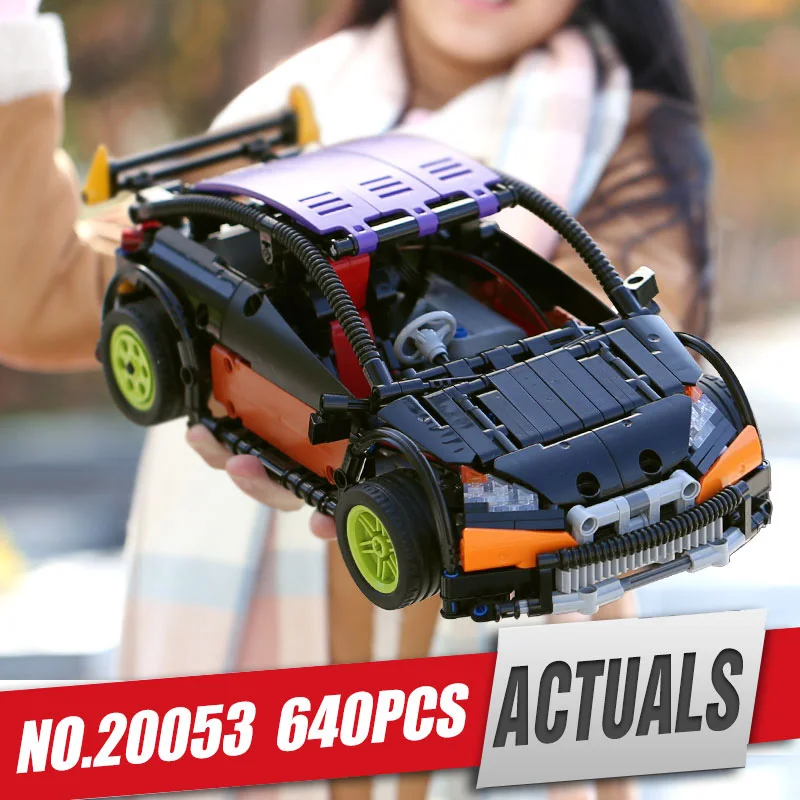 

Lepin 20053 20053B Technic Series The Hatchback Type R Set MOC-6604 Building Blocks Bricks Educational Legoinglys Toy as gifts