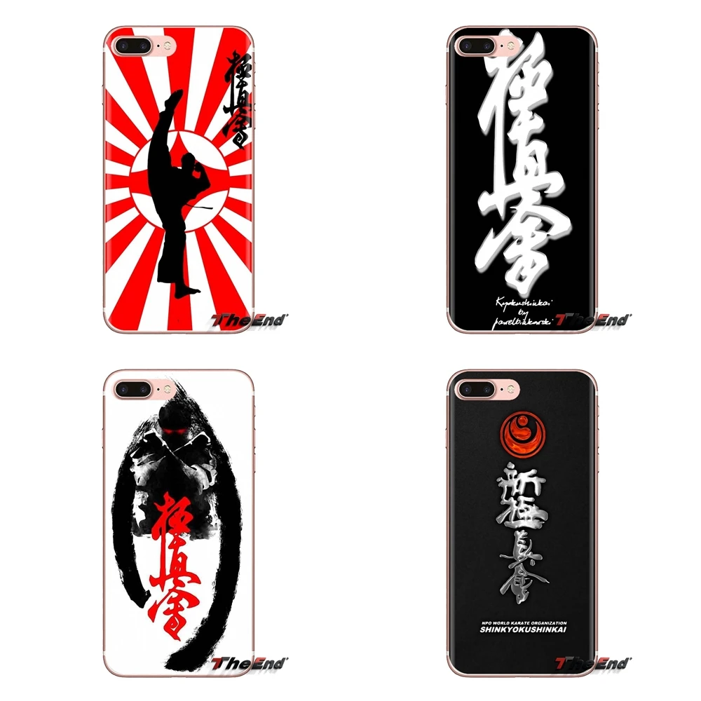 Oyama Kyokushin Karate Art Transparent Soft Shell Covers For iPod Touch Apple iPhone 4 4S 5 5S SE 5C 6 6S 7 8 X XR XS Plus MAX |