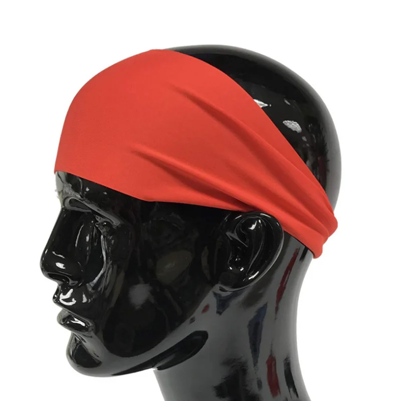 Модная спортивная эластичная повязка для волос для мужчин и женщин, дышащий головной платок, Йога, Баскетбол, Велоспорт, фитнес, завязанная повязка на голову RR7153