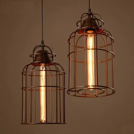 

Retro Loft Style Creative Iron Art Edison Pendant Light Fixtures Vintage Industrial Lighting For Dining Room Hanging Lamp