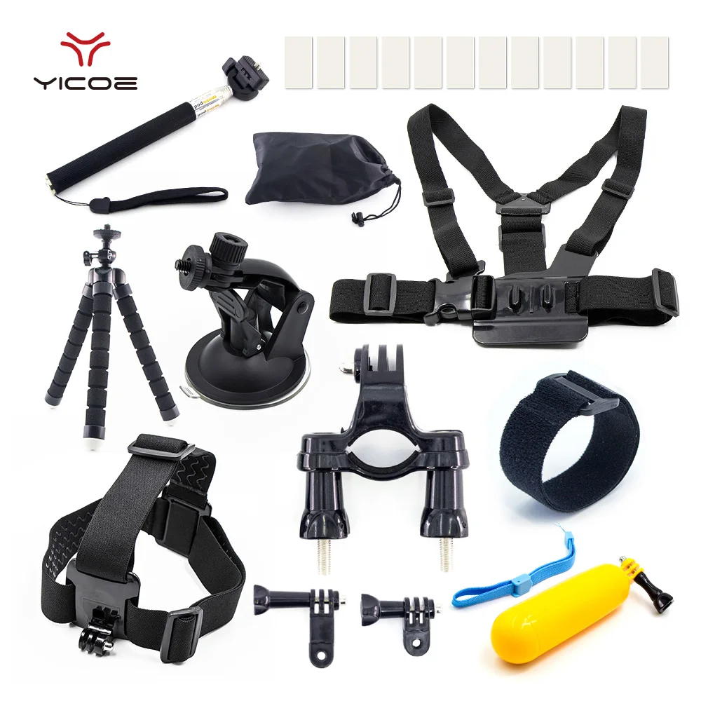 Adapter Tripod Stick Mount Monopod for Gopro Hero 6 5 4 3 Go Pro